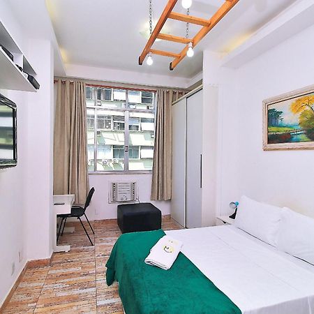Studio Para 4 Pessoas Com Vista Mar Em Copacabana Rio de Janeiro Exteriör bild