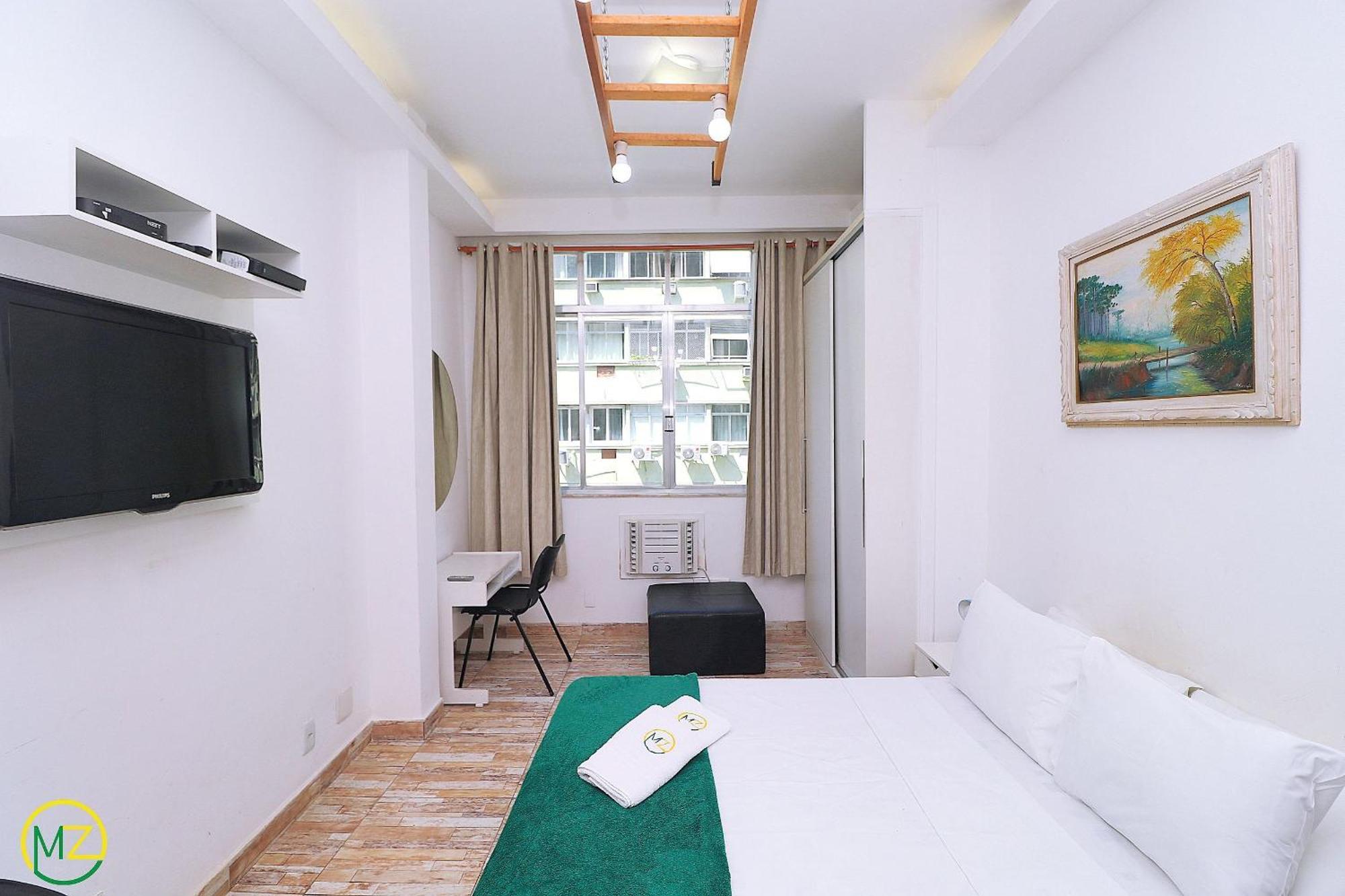 Studio Para 4 Pessoas Com Vista Mar Em Copacabana Rio de Janeiro Exteriör bild